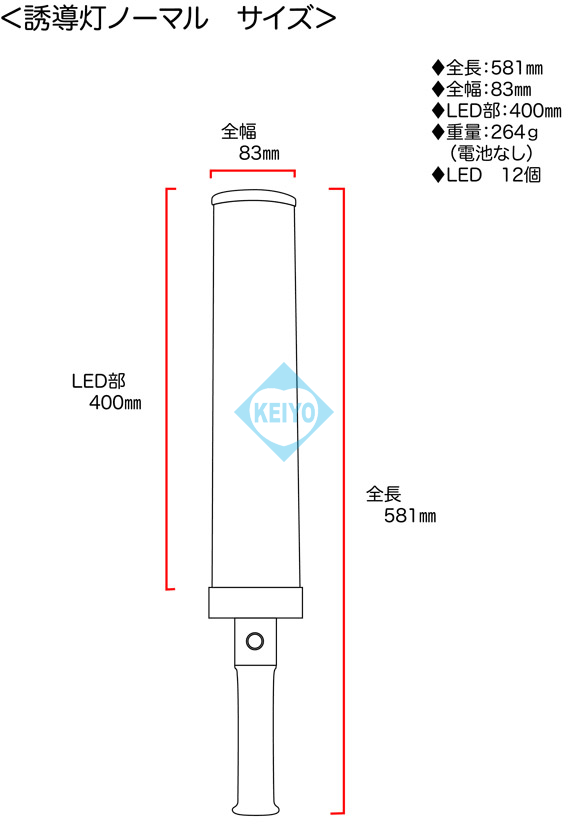 誘導棒 誘導灯 見えるんです ノーマル Ccdカメラ プロショップ ケイヨー