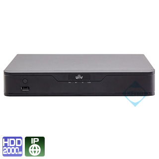 ネットワークビデオレコーダー（NVR） UNIVIEW ユニビュー NVR301-08-P8-2TB
